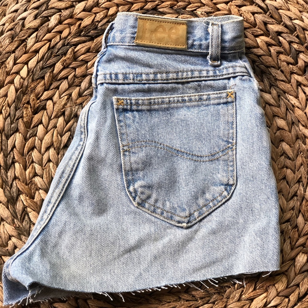 Buttery Soft Vintage Lee high waist cutoffs